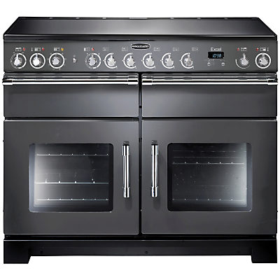 Rangemaster Excel 110 Electric Ceramic Range Cooker Slate/Chrome Trim
